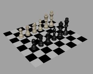 3d chess model